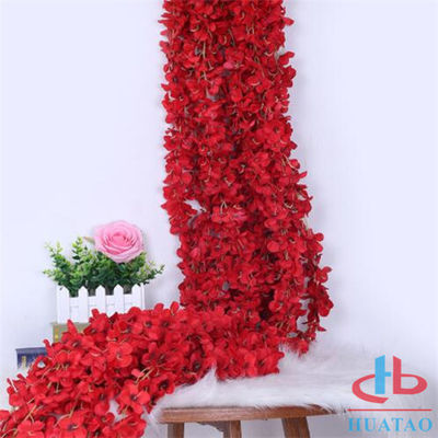 훈장 인공 꽃 벽 장식용, 가짜 붉은 장미